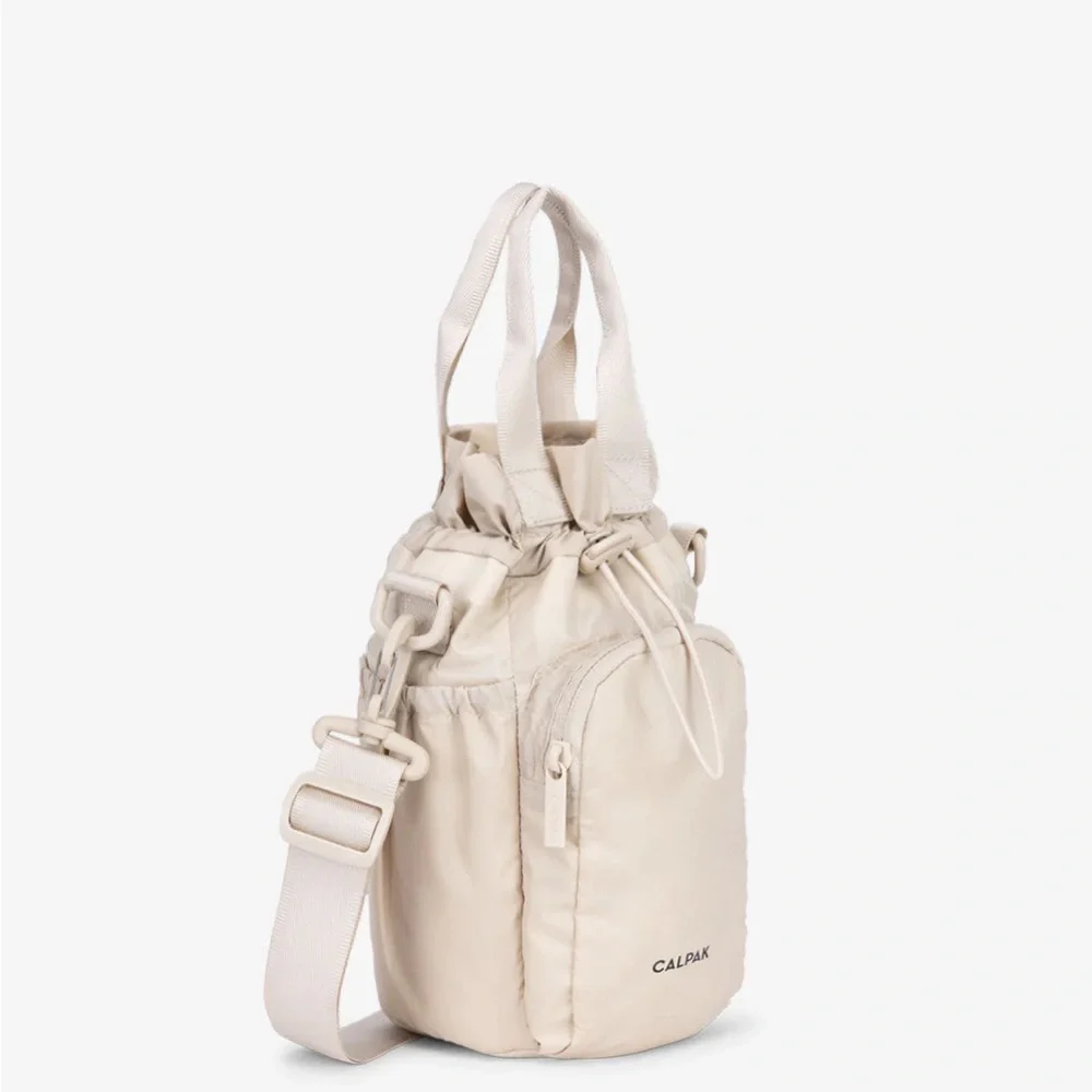 Calpak Beige Drawstring Backpack - Picture 3 of 5